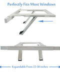 Heavy Duty Window Air Conditioner Support Bracket No Drilling, Universal Adjustable Fits Most 22 To 38 Inch Window Openings