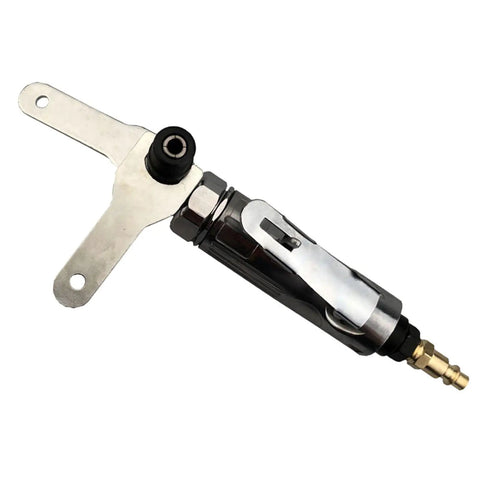 High Rpm Pneumatic Angled Grinder Tool Set With Swappable Collets Lightweight one-hand angled grinder attachment for metal fabrication.