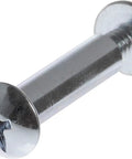 Close-up of a zinc screw for the 20 Piece Zinc Binding Post Set with Matching Screws 3/4 Inch Chicago Screw Posts.