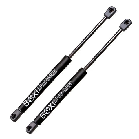 Heavy Duty Trunk Lift Supports And Gas Struts For Infiniti G20 1999 Through 2002 Sedan, 8.17 in compressed, matte black finish.