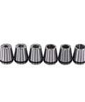 Premium High Precision 65Mn Spring Collet Set for CNC Milling and Engraving Machines, 6 collets for secure tool holding.