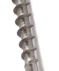 Close-up of screw from the Massive 1000 Piece 8x2-1/2 Phillips Bugle Head Screws Set in 305 Stainless Steel.