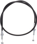 Heavy Duty Recliner Release Pull Replacement Cable, 39 Inch Length for Most Reclining Sofa Chairs, black metal cord