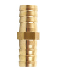 Brass Hose Fitting 12mm Hosetail Straight Two Way Connector Splitter for Garden Water Hose System Durable Quick Connect Barbed End