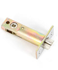 Rock Solid Waterproof Mechanical Deadbolt Door Lock Featuring Rust Proof Aluminum Alloy Steel Keyless Entry Panel with smooth metallic finish.