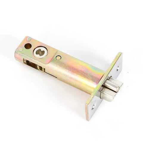Rock Solid Waterproof Mechanical Deadbolt Door Lock Featuring Rust Proof Aluminum Alloy Steel Keyless Entry Panel with smooth metallic finish.