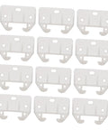 Drawer Track Guide Kit Twelve Piece Plastic Slides and Latches for Furniture Cabinets and Drawers Durable Easy Install Replacement Rails