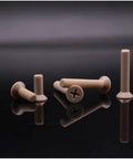 Top Shelf PEEK Plastic Phillips Countersunk Flat Head Screws M1.2 Through M8, beige polymer fasteners in various sizes.