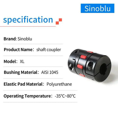 Rock Solid 1045 Steel Jaw Coupling With Flexible Elastomer Spider For 16mm Dual Bore High Torque Shafts Built Damn Tough To Handle Heavy Machinery Vibration And Keep Drives Rolling Smooth.