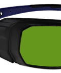 Top Shelf Laser Safety Glasses Built With Poly Lenses For Rock Solid Optical Density Eight Plus blocking harmful lasers, green lenses.
