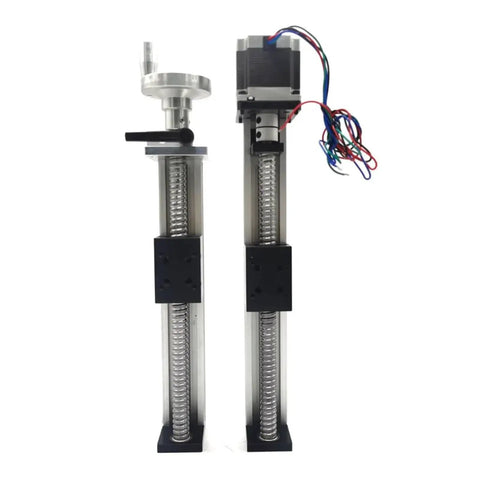 Ready To Roll 42mm Linear Guide Actuator Kit Featuring Built Tough CNC Ball Screw Slide Stage For Fabrication Jobs Includes NEMA 17 Stepper Motor