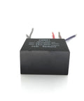 Close-up of CBB61 capacitor block for Ceiling Fan Pull Chain Switch With Three Speeds And Four Preinstalled Wires Includes CBB61 Capacitor Set