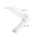 Capsule Vending Machine Replacement Parts 2 Pack Plastic Spiral Accessories Durable Gear For Mini Vending Machines Easy Replacement And Quick Install Perfect For Routine Repair And Maintenance, clear plastic gear, 6cm