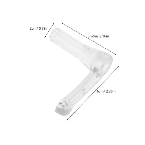 Two Pack Sturdy Plastic Capsule Vending Machine Repair Parts With Easy Installation And Quick Replacement For Capsule Dispenser Maintenance And Replacement In Home Office Or Small Business Setups, clear plastic part with 6cm length