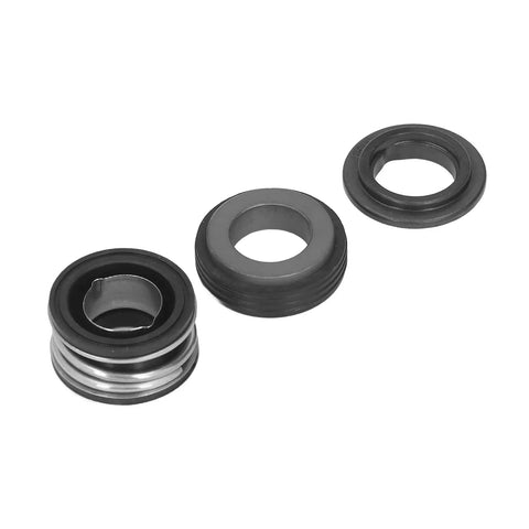 Heavy Duty Silicon Carbide Mechanical Seal Replacement Kit For Circulating Water Pumps, three seals showing design and material.
