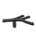 2 Pack Black Twig Branch Knobs Zinc Alloy Cabinet Handles Rust Resistant Furniture Pulls Nailed Design Wardrobe Door Knobs Smooth Texture Decorative Drawer Hardware close-up