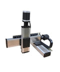 FSK80 Linear Module With 15mm Double Guide Rails Ball Screw Stage For CNC Machines in brushed metal finish
