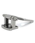 Industrial Heavy Duty Gate Hinge Crafted From Premium 304 Stainless Steel Runs Smoother Than Butter For Rock Solid Door Mounting, side view.