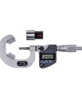 Heavy Duty Outside Micrometer With Carbide Tips For Dead Nuts Readings Precision Machinist Measuring Tool, showing digital display and calibration.