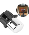 Premium Shift Knob Shifter Handle Button Repair Kit 54132 Sda-A81 Compatible With Honda Accord 2003 To 2007 Easy Install No Tools Needed chrome shift button