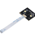 Turbo Fast Barcode Scanner Module With USB Interface for Access Control, circuit board and ribbon cable shown in close-up view.