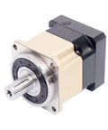 Premium Helical Gear Precision Planetary Reduction Gearbox tailored for stepper and servo motors, compact design for industrial applications.