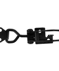 Heavy Duty Adjustable Toggle Clamp Pull Latch For Tool Boxes And Industrial Equipment, black metal draw latch with holes