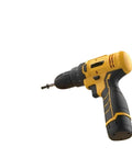 Kickass 12V Cordless Electric Drill Delivering 30Nm Torque With Built In Lithium Ion Battery Wireless Screwdriver angled view