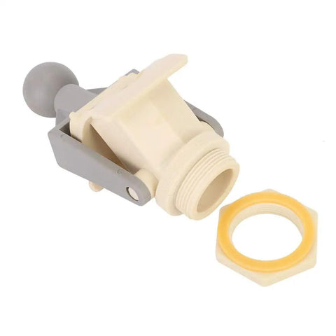 Durable Plastic Honey Gate Valve Beekeeping Tap For Honey Extractor Equipment in food-grade material for easy install and filling