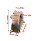 V Groove Sliding Door Directional Wheels Heavy Duty Nylon Casters Rock Solid And Built Tough to glide with steel flanges and bearings.