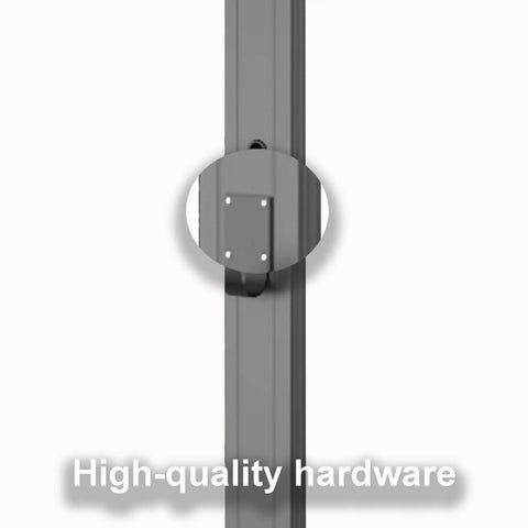 Built Tough As Nails Waterproof EV Charger Holder Cast From Rust Resistant Galvanized Steel, close-up of mounting hardware details.