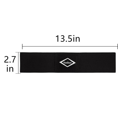 Golf Swing Training Arm Band For Correct Alignment And Gesture, Keeps Arms And Body In Proper Angle, Medium Size, Black