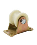 Heavy Duty Nylon V Groove Roller Pulley Track Wheel 30mm For Bracket And Steel Pipe Hardware on metal mount for sliding doors.