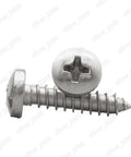 Rock Solid Titanium Gr2 Phillips Pan Head Self Tapping Screws M3 M4 M5 M6 close-up view highlighting corrosion resistant finish.