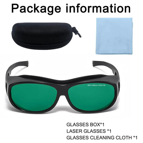 Professional IPL Laser Safety Glasses Serving Up Battle Ready Eye Coverage For Hair Removal And Cosmetology Sessions Built Different With Shatterproof Polycarbonate Optics And Full Spectrum Light Shields with cleaning cloth and case.