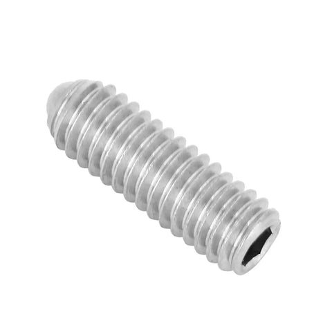 Premium Stainless Steel Ball Plunger Set Screws With Hex Socket Drive, M4x12 size, for secure positioning in custom jigs.