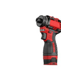 Knockout Brushless Cordless Electric Drill Powered By 16 Point 8 Volt Lithium Battery with compact design and ergonomic grip.