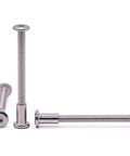 M6 X 50MM Furniture Screws With Barrel Nuts Kit 304 Stainless Steel Heavy Duty Workhorse showing screws with hex drive detail.