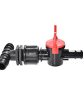 Easy Install Garden Hose Splitter Tee Reducer With Tap Valve 16mm To Half Inch Barb Connector Three Way Fitting For Drip Irrigation System