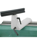 Banjo base detail of Heavy-Duty Variable-Speed Wood Lathe Workhorse With 3 HP 220V 3-Phase, 20 Inch Swing Over Bed, 24-7/8 Inch Gap.