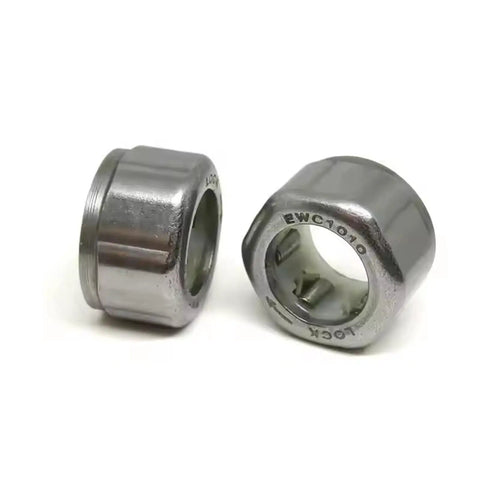 Rock Solid One Way Needle Roller Bearing 8X14X12MM Powder Metallurgy Clutch Bearing showing steel cage and rollers.