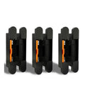 Heavy Duty Concealed Kitchen Cabinet Hinges That Roll Out Smooth Hydraulic Soft Close And Offer A Full 180 Degree Swing For Dead Easy Install And Clean Hidden Storage Hardware In Matte Black - close-up view