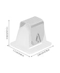 Six Set Dryer Door Latch Strike Kit For Washing Machines And Dryers Replacement Parts White Plastic And Stainless Steel Durable Easy Installation Precise Fit For Home Appliances, 1.5 cm