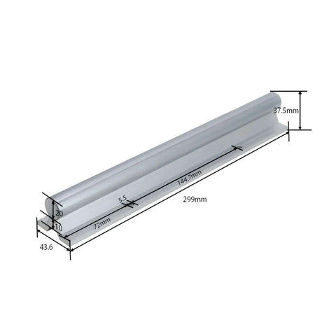 High Precision SBR20 Linear Guide Rail Kit Includes 2 Smooth Support rods up to 1 meter plus Lock Wrench And 4 Sliding Bearing Blocks For 3D Printers CNC Machines Zero Stick Slippage Super Stable Operation, SBR20 rail dimensions