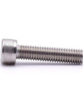 Premium Grade M3 X 16mm Socket Head Cap Screws, 18 8 Stainless Steel Heavy Duty Hardware, side view of screw.
