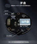 Close-up of M10 GPS Pixhawk Compatible Positioning Module With Compass For PX4 Flight Control Systems showing internal components.