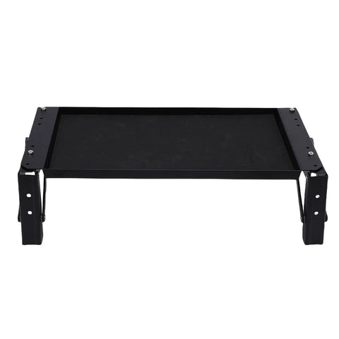 Magnetic Tool Tray With Aluminum Alloy Foldable Work Platform, Ultra Strong Magnetic Surface, No Drill Required, Corner Rail Clips Included