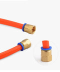 Brass Pneumatic Air Fittings Kit For 4 6 8 10 12 Millimeter Hose Tubes One Eighth To One Half Inch Female Thread Quick Connect Joints