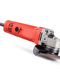 Portable Electric Angle Grinder Multipurpose Handheld Polisher Cutting And Grinding Tool With Rugged Non Slip Grip Heavy Duty Motor with splash shield.