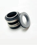 Heavy Duty Elastomer Bellows Mechanical Seal Mg12 14 With G6 Silicon Carbide 14 mm Shaft, showing rubber bellows and ceramic seat.